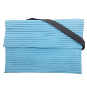 20AW HOMME PLISSE ISSEY MIYAKE FLAT BAG Pleated Sacoche Shoulder Bag Blue HP0...
